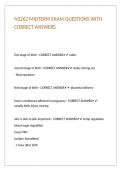 N3262 MIDTERM EXAM QUESTIONS WITH CORRECT ANSWERS