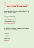 NUR 670 &ndash; APEA  NEWEST VERSION WITH COMPREHENSIVE &NewLine;PRACTICE QUESTIONS AND VERIFIED ANSWERS