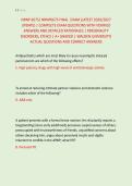 NRNP 6675&sol; NRNP6675 FINAL  EXAM &lpar;LATEST 2026&sol;2027 &NewLine;UPDATE&rpar; &vert; COMPLETE EXAM QUESTIONS WITH VERIFIED &NewLine;ANSWERS AND DETAILED RATIONALES &vert; PERSONALITY &NewLine;DISORDERS&comma; ETHICS &vert; A&plus; GRADED &vert; WALDEN UNIVERSITY&rsqb; &NewLine;ACTUAL QUESTIONS AND CORRECT ANSWERS