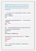 CAD-100 Final Exam &lpar;Latest Exam&rpar; &vert;&vert; Most Recent Exam &NewLine;2026&vert;2027 Actual Complete Real Exam Questions And Correct &NewLine;Answers &lpar;Verified Answers&rpar; Already Graded A&plus; &vert; Newest Exam &vert; &NewLine;Just Released&excl;&excl;  