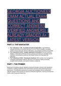 2026&sol;2027 Georgia Auctioneer Exam&colon; Ultimate 'S-Tier' Test Bank & Study Guide &vert; 60&plus; Verified Q&A &lpar;Already Graded A&plus;&rpar;