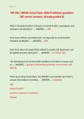 NR 546 &sol; NR546 Actual Exam 2026 Prediction questions &NewLine;&lpar;All correct answers&comma; Already graded A&rpar;