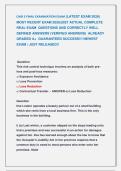 CAIB 3 FINAL EXAMINATION EXAM &lpar;LATEST EXAM 2026&rpar; &NewLine;MOST RECENT EXAM 2026&vert;2027 ACTUAL COMPLETE &NewLine;REAL EXAM  QUESTIONS AND CORRECTLY WELL &NewLine;DEFINED ANSWERS &lpar;VERIFIED ANSWERS&rpar;  ALREADY &NewLine;GRADED A&plus;  GUARANTEED SUCCESS&excl;&excl;&excl; NEWEST  &NewLine;EXAM &vert; JUST RELEASED&excl;&excl;