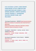 CCJS 100 EXAM 1 &lpar;LATEST&rpar; &vert;&vert; MOST RECENT               &NewLine;EXAM 2026&vert;2027 ACTUAL COMPLETE REAL                   &NewLine;EXAM QUESTIONS AND CORRECTLY WELL             &NewLine;DEFINED ANSWERS  &lpar;VERIFIED ANSWERS&rpar;               &NewLine;ALREADY GRADED A&plus; &vert; GUARANTEED             
