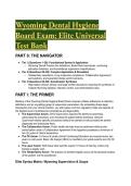 S-Tier Wyoming Dental Hygiene Jurisprudence Board Exam Prep &lpar;2026&sol;2027&rpar; &vert; Elite Universal Test Bank &vert; 60&plus; Q&A