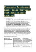 S-Tier Wisconsin Auctioneer Exam Elite Test Bank &lpar;50&plus; Q&A&rpar; - 2026&sol;2027 Edition &vert; Complete SPS & Chapter 480 Coverage