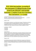 WGU D104 Intermediate Accounting II Pre-Assessment V2 Official Practice Exam Actual Exam 2026&sol;2027 with Detailed Rationales &vert; Complete Exam-Style Questions &vert; Pass Guaranteed &ndash; A&plus; Graded&NewLine;&NewLine;
