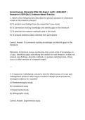 Grand Canyon University NSG-324 Exam 1 & Exam 2 &lpar;pdf&rpar; &vert; 2026&sol;2027 &vert; Research & EBP Q&A &vert; Research