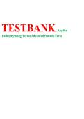 Applied Pathophysiology for the Advanced Practice Nurse &lpar;2nd Edition&rpar; &ndash; Test Bank