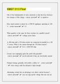 EMGT 3113 Final Exam Study Guide&comma; Notes & Practice Questions 2026