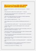 PGA 3&period;0 Level 2 Exam 2026&sol;2027 NEWEST&NewLine;QUESTIONS WITH ANSWERS GRADED A&plus;