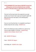 5 GUYS MANAGER TEST Exam Newest 2026&sol;2027 Actual Exam &NewLine;200 Questions And Correct Detailed Answers &lpar;verified &NewLine;Answers&rpar; &vert;&vert;Already Graded A&plus;&vert;&vert;Brand New Version&excl;&excl;&excl;&vert;&vert;Sure &NewLine;Pass&excl;&excl;