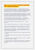 PMH-C Exam 2026&sol;2027 COMPLETE QUESTIONS&NewLine;WITH ANSWERS GRADED A&plus;