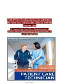 Fundamental Concepts and Skills for the Patient Care Technician Test Bank 2nd Edition  by Kimberly Townsend Little
