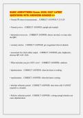 BASIC ARRHYTHMIA Exam&colon; 2026&sol;2027 LATEST&NewLine;QUESTIONS WITH ANSWERS GRADED A&plus;&NewLine;