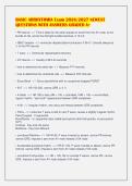 BASIC ARRHYTHMIA Exam 2026&sol;2027 NEWEST&NewLine;QUESTIONS WITH ANSWERS GRADED A&plus;