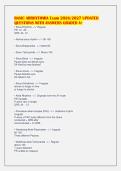 BASIC ARRHYTHMIA Exam 2026&sol;2027 UPDATED&NewLine;QUESTIONS WITH ANSWERS GRADED A&plus;