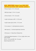 BASIC ARRHYTHMIA Sentara Exam 2026&sol;2027&NewLine;UPDATED QUESTIONS WITH ANSWERS GRADED A&plus;