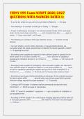 FSDNY S98 Exam SCRIPT 2026&sol;2027&NewLine;QUESTIONS WITH ANSWERS RATED A&plus;
