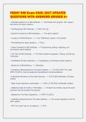 FSDNY S98 Exam 2026&sol;2027 UPDATED&NewLine;QUESTIONS WITH ANSWERS GRADED A&plus;