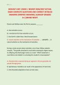 BIOLOGY 1407- EXAM 1  NEWEST 2026&sol;2027 ACTUAL &NewLine;EXAM COMPLETE QUESTIONS AND CORRECT DETAILED &NewLine;ANSWERS &lpar;VERIFIED ANSWERS&rpar; &vert;ALREADY GRADED &NewLine;A&plus;&vert;&vert;BRAND NEW&excl;&excl; 