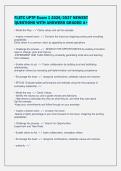 FLETC UPTP Exam 1 2026&sol;2027 NEWEST&NewLine;QUESTIONS WITH ANSWERS GRADED A&plus;