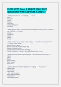 FLETC UPTP Exam 1 SCRIPT 2026&sol;2027&NewLine;QUESTIONS WITH ANSWERS RATED A&plus;