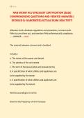 NAN MCKAY HCV SPECIALIST CERTIFICATION &lpar;2026&rpar; &NewLine;COMPREHENSIVE QUESTIONS AND VERIFIED ANSWERS &lpar; &NewLine;DETAILED & ELABORATED&rpar; ACTUAL EXAM 2026 TEST&excl;&excl;