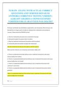 NUR 670 - EXAM 1 WITH ACTUAL CORRECT &NewLine;QUESTIONS AND VERIFIED DETAILED &NewLine;ANSWERS&vert; CURRENTLY TESTING VERSION &vert; &NewLine;ALREADY GRADED A&plus;&vert;NEWEST&vert;EXPERT &NewLine;VERIFIED FOR GUARANTEED PASS 2026&sol;2027