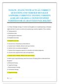 NUR 670 - EXAM 3 WITH ACTUAL CORRECT &NewLine;QUESTIONS AND VERIFIED DETAILED &NewLine;ANSWERS&vert; CURRENTLY TESTING VERSION&vert; &NewLine;ALREADY GRADED A&plus;&vert;NEWEST&vert;EXPERT &NewLine;VERIFIED FOR GUARANTEED PASS 2026&sol;2027 