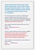 CPACE CONTENT STUDY EXAM &lpar;LATEST&rpar; &vert;&vert; MOST &NewLine;RECENT EXAM 2026&vert;2027 ACTUAL COMPLETE REAL &NewLine;EXAM QUESTIONS AND CORRECTLY WELL DEFINED &NewLine;ANSWERS  &lpar;VERIFIED ANSWERS&rpar; ALREADY GRADED &NewLine;A&plus; &vert; GUARANTEED SUCCESS&excl;&excl; NEWEST EXAM &vert;                 &NewLine;JUST RELEASED&excl;&excl; 