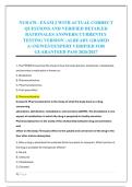 NUR 670 - EXAM 2 WITH ACTUAL CORRECT &NewLine;QUESTIONS AND VERIFIED DETAILED &NewLine;RATIONALES ANSWERS&vert; CURRENTLY &NewLine;TESTING VERSION &vert; ALREADY GRADED &NewLine;A&plus;&vert;NEWEST&vert;EXPERT VERIFIED FOR &NewLine;GUARANTEED PASS 2026&sol;2027 