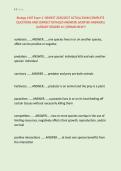 Biology 1407 Exam 2  NEWEST 2026&sol;2027 ACTUAL EXAM COMPLETE &NewLine;QUESTIONS AND CORRECT DETAILED ANSWERS &lpar;VERIFIED ANSWERS&rpar; &NewLine;&vert;ALREADY GRADED A&plus;&vert;&vert;BRAND NEW&excl;&excl; 