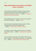 NR601 &sol;NR 601 Midterm Exam Questions with CORRECT &NewLine;Answers- Chamberlain