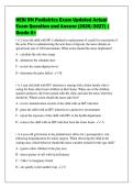 HESI RN Pediatrics Exam Updated Actual&NewLine;Exam Question and Answer &lpar;2026&sol;2027&rpar; &vert;&NewLine;Grade A&plus;