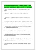 HESI RN Pediatrics Exam Updated Actual Exam&NewLine;Question and Answer &lpar;2026&sol;2027&rpar; &vert; A&plus; Verified