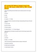 JB Learning EMT Midterm Updated Actual Exam&NewLine;Question and Answer &lpar;2026&sol;2027&rpar; &vert; 100&percnt; Verified&NewLine;Answers&NewLine;