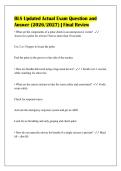 BLS Updated Actual Exam Question and&NewLine;Answer &lpar;2026&sol;2027&rpar; &vert; Final Review