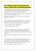 BLS Updated Actual Exam Question and&NewLine;Answer &lpar;2026&sol;2027&rpar; &vert; Detailed Rationales