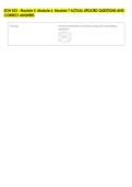 EOH 353 - Module 5&comma; Module 6&comma; Module 7 ACTUAL UPDATED QUESTIONS AND &NewLine;CORRECT ANSWERS 