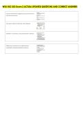 WSU BIO 353 Exam 2 ACTUAL UPDATED QUESTIONS AND CORRECT ANSWERS