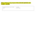 MPSA & CPM Exam Prep Tutorial ACTUAL UPDATED QUESTIONS AND &NewLine;CORRECT ANSWERS 