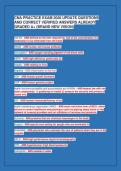 CNA PRACTICE EXAM 2026 UPDATE QUESTIONS&NewLine;AND CORRECT VERIFIED ANSWERS ALREADY&NewLine;GRADED A&plus; &lpar;BRAND NEW VISION&rpar;