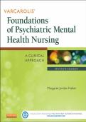Test Bank&colon; Varcarolis' Foundations of Psychiatric Mental Health Nursing &lpar;7th Edition&rpar;