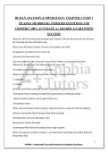 HUMAN ANATOMY & PHYSIOLOGY- CHAPTER 3&comma; PART 1&NewLine;&lpar;PLASMA MEMBRANE&rpar; &vert;VERIFIED QUESTIONS AND&NewLine;ANSWERS &vert; 100&percnt; ACCURATE A&plus; GRADED&comma; GUARANTEED&NewLine;SUCCESS&excl;