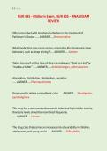 NUR 635 - Midterm Exam&comma; NUR 635 - FINAL EXAM &NewLine;REVIEW