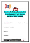 NUR 280 Perfusion Exam 2 Study Guide &vert; 120&plus; Practice Questions & Verified Answers &vert; Perfusion&comma; Peripheral Arterial Disease&comma; Hypertension&comma; Hyperlipidemia&comma; DVT&comma; Pulmonary Embolism & Cardiovascular Nursing &vert; 2026