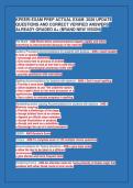 KPEERI EXAM PREP ACTUAL EXAM 2026 UPDATE&NewLine;QUESTIONS AND CORRECT VERIFIED ANSWERS&NewLine;ALREADY GRADED A&plus; &lpar;BRAND NEW VISION&rpar;