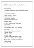 TMCI Test 2 Questions With Complete Solutions