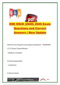 DSE OSCE EXAM COMPLETE PACKAGE DEAL